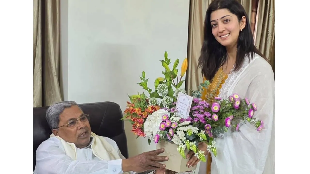 Pranitha Subhash: ಮುಖ್ಯಮಂತ್ರಿಯನ್ನು ಭೇಟಿಯಾದ ನಟಿ ಪ್ರಣಿತಾ ಸುಭಾಷ್‌ - Image 2