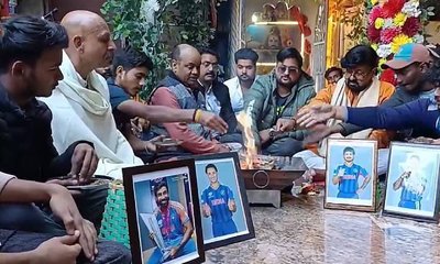 ಭಾರತ ಗೆಲುವಿಗೆ ಅಭಿಮಾನಿಗಳಿಂದ ವಿವಿಧೆಡೆ ಹೋಮ–ಹವನ