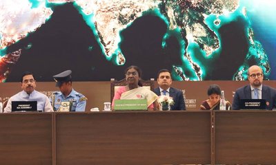 ಹವಾಮಾನ ಬದಲಾವಣೆಯ ಜಾಗತಿಕ ಸವಾಲೆದುರಿಸಲು ಭಾರತ ಬದ್ಧ: ದ್ರೌಪದಿ ಮುರ್ಮು