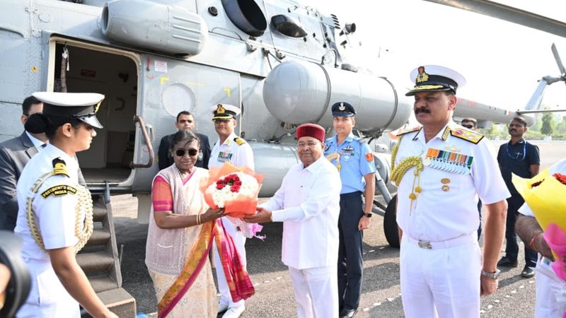 President Droupadi Murmu in Karwar
