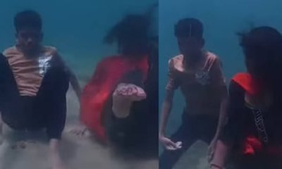 ಜಾಗೃತಿ ಮೂಡಿಸಲು ನೀರಿನ ಆಳದಲ್ಲಿ ಹೆಜ್ಜೆ ಹಾಕಿದ ಡ್ಯಾನ್ಸರ್‌