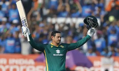 ಶತಕ ಸಿಡಿಸಿ ದಿಗ್ಗಜ ಕ್ರಿಕೆಟಿಗರ ದಾಖಲೆ ಸರಿಗಟ್ಟಿದ ಡಿ ಕಾಕ್