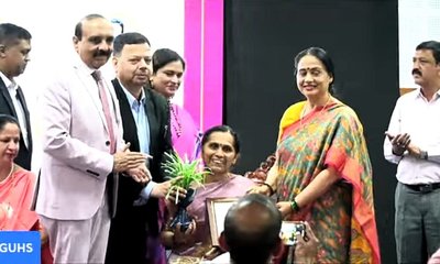 ಡಾ.ಸುಜಾತಾ ಕೆ.ಜೆ. ಅವರಿಗೆ ಆರ್‌ಜಿಯುಎಚ್‌ಎಸ್ ಗೌರವ