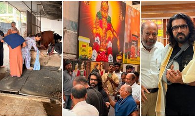 ‌ಸರ್ಜರಿಯಾದ ಎರಡೇ ದಿನಕ್ಕೆ ಟೆಂಪಲ್‌ ರನ್‌ ಆರಂಭಿಸಿದ ನಟ ರಾಮ್‌ ಚರಣ್