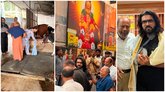 ‌ಸರ್ಜರಿಯಾದ ಎರಡೇ ದಿನಕ್ಕೆ ಟೆಂಪಲ್‌ ರನ್‌ ಆರಂಭಿಸಿದ ನಟ ರಾಮ್‌ ಚರಣ್