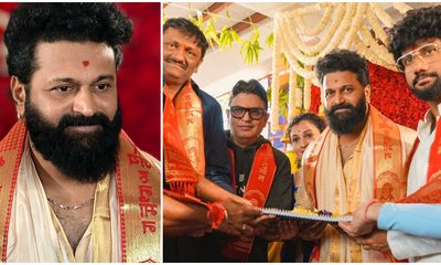 Photos: 'ಜೈ ಶ್ರೀರಾಮ್' ಎನ್ನುತ್ತಾ 'ಜೈ ಹನುಮಾನ್' ಶುರು ಮಾಡಿದ ರಿಷಬ್!