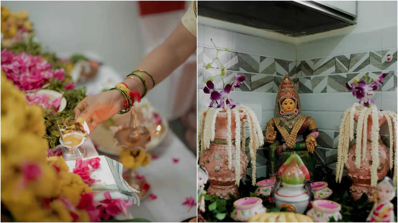 ‌Photos: ʻನಾನು ಅಂದುಕೊಂಡಿದ್ದು ಈಡೇರಿದೆ, ಥ್ಯಾಂಕ್ಯೂ ಯುನಿವರ್ಸ್‌..ʼ; ಹೊಸ ಮನೆಗೆ ಅದ್ದೂರಿಯಾಗಿ ಗೃಹ ಪ್ರವೇಶ ಮಾಡಿದ ʻಬಿಗ್‌ ಬಾಸ್‌ʼ ರಿಷಾ ಗೌಡ - Image 3