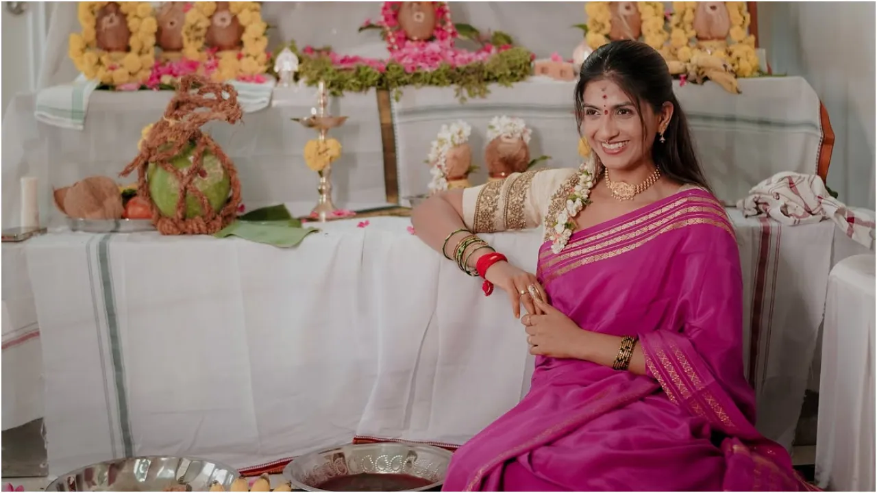 ‌Photos: ʻನಾನು ಅಂದುಕೊಂಡಿದ್ದು ಈಡೇರಿದೆ, ಥ್ಯಾಂಕ್ಯೂ ಯುನಿವರ್ಸ್‌..ʼ; ಹೊಸ ಮನೆಗೆ ಅದ್ದೂರಿಯಾಗಿ ಗೃಹ ಪ್ರವೇಶ ಮಾಡಿದ ʻಬಿಗ್‌ ಬಾಸ್‌ʼ ರಿಷಾ ಗೌಡ - Image 6