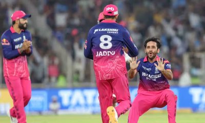 ಗುಜರಾತ್‌ ಜಯಂಟ್ಸ್‌ಗೆ ಕೊನೆಯ ಓವರ್‌ನಲ್ಲಿ ಶಾಕ್‌ ನೀಡಿದ ರಾಯಲ್ಸ್‌!