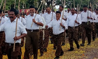 ಇಂದು ನಡೆಯಬೇಕಾಗಿದ್ದ ಪಥ ಸಂಚಲನ ಕಾರ್ಯಕ್ರಮಕ್ಕೆ ಬ್ರೇಕ್