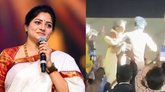 ನಟಿ ರಚಿತಾ ರಾಮ್ ಹೆಗಲ ಮೇಲೆ ಕೈ ಹಾಕಿ ಅಭಿಮಾನಿಯ ಅನುಚಿತ ವರ್ತನೆ