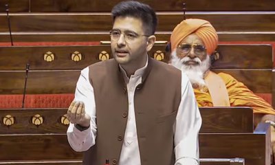 ರಾಜ್ಯಸಭೆಯಲ್ಲಿ ಆಮ್ ಆದ್ಮಿ ವಿರುದ್ಧ ರಾಘವ್ ಚಡ್ಡಾ ವಾಗ್ದಾಳಿ