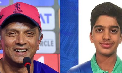 ಭಾರತ ಬಿ ತಂಡಕ್ಕೆ ಆಯ್ಕೆಯಾದ ಜೂನಿಯರ್‌ ದ್ರಾವಿಡ್‌!