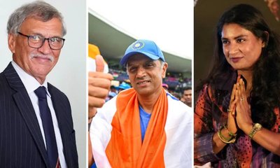 ರಾಹುಲ್‌ ದ್ರಾವಿಡ್, ರೋಜರ್‌ ಬಿನ್ನಿ, ಮಿಥಾಲಿಗೆ ಜೀವಮಾನ ಸಾಧನೆ ಪ್ರಶಸ್ತಿ