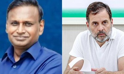 ರಾಹುಲ್‌ ಗಾಂಧಿ 2ನೇ ಅಂಬೇಡ್ಕರ್‌ ಎಂದು ಕಾಂಗ್ರೆಸ್‌ ನಾಯಕ