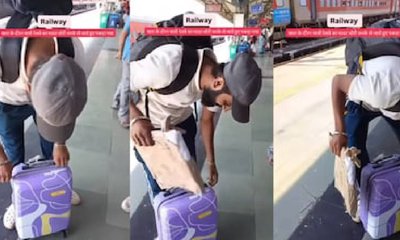 ರೈಲ್ವೆ ಬೆಡ್‌ಶೀಟ್ ಕದ್ದ ಜೋಡಿ: ವರ್ತನೆ ವಿರುದ್ಧ ನೆಟ್ಟಿಗರು ಕಿಡಿ!