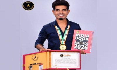 ಇಂಡಿಯಾ ಬುಕ್ ಆಫ್ ರೆಕಾರ್ಡ್ಸ್‌ಗೆ ಸೇರ್ಪಡೆಯಾದ ರಾಜೇಂದ್ರ ಬಿ. ಸಿರಸಿಕರ್