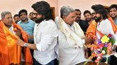 ಸಿಎಂ ಸಿದ್ದರಾಮಯ್ಯರನ್ನು ಭೇಟಿಯಾದ ತೆಲುಗು ನಟ ರಾಮ್‌ ಚರಣ್‌