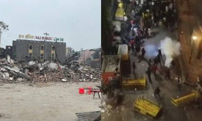 ರಾಮಲೀಲಾ ಮೈದಾನದ ಮಸೀದಿ ಬಳಿ ಅಕ್ರಮ ಕಟ್ಟಡ ತೆರವು ಕಾರ್ಯಾಚರಣೆ