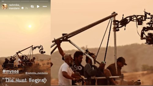 Rashmika Mandanna resumes Mysaa shoot after wedding with Vijay Deverakonda