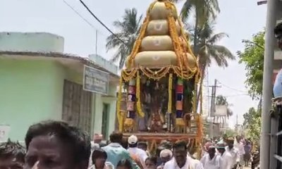 Gauribidanur News: ಡಿ.ಪಾಳ್ಯದಲ್ಲಿ ಬ್ರಹ್ಮ ರಥೋತ್ಸವ