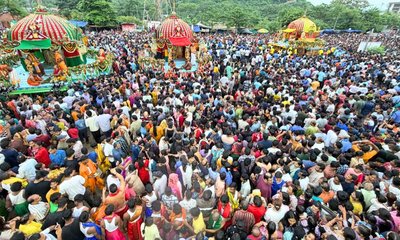 ಕಳಿಂಗ ಶ್ರೀವಾಣಿ ಕ್ಷೇತ್ರದಲ್ಲಿ ಅದ್ಧೂರಿಯಾಗಿ ಜಗನ್ನಾಥ ರಥಯಾತ್ರೆ