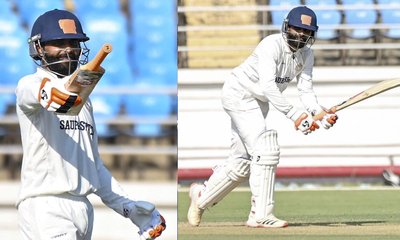 Ranji Trophy: ಛತ್ತೀಸಗಢ ಎದುರು ಶತಕ ಬಾರಿಸಿದ ರವೀಂದ್ರ ಜಡೇಜಾ!