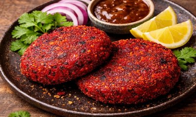 ಹೂಗಳ ಕೆಂಪು ಟಿಕ್ಕಿ (ಬೀಟ್ರೂಟ್ ಟಿಕ್ಕಿ – ಹೋಳಿ ವಿಶೇಷ)