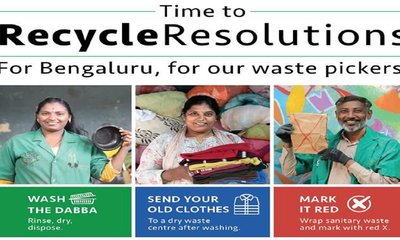 `ರೀಸೈಕಲ್ ರೆಸೊಲ್ಯೂಷನ್ಸ್’ ಅಭಿಯಾನಕ್ಕೆ ಚಾಲನೆ