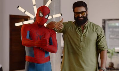 ಸ್ಪೈಡರ್ ಮ್ಯಾನ್ ಜೊತೆ ಡಿವೈನ್ ಸ್ಟಾರ್!