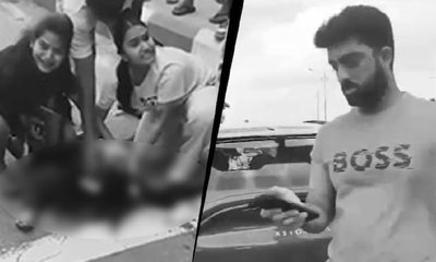 ಊಟ ತರಲು ತೆರಳುತ್ತಿದ್ದ ಯುವತಿ ಮೇಲೆ ಹರಿದ ದುಬಾರಿ ಕಾರು