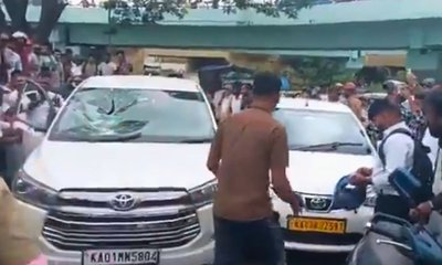 ಕಾರು ಟಚ್ ಆಗಿದ್ದನ್ನು ಪ್ರಶ್ನಿಸಿದ್ದಕ್ಕೆ ಮಚ್ಚು ತೆಗೆದ ಕಿಡಿಗೇಡಿ!