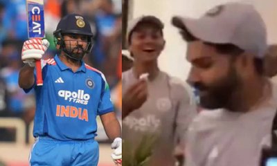 ಕೇಕ್‌ ತಿನ್ನಿಸಲು ಬಂದ ಜೈಸ್ವಾಲ್‌ಗೆ ಎಚ್ಚರಿಕೆ ನೀಡಿದ ರೋಹಿತ್‌