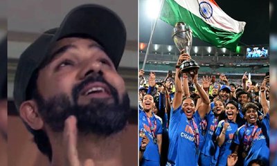 ಮಹಿಳಾ ತಂಡದ ವಿಶ್ವಕಪ್‌ ಗೆಲುವು ಕಂಡು ಭಾವುಕರಾದ ರೋಹಿತ್‌