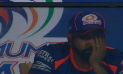 ಮುಂಬೈ ಇಂಡಿಯನ್ಸ್‌ ಸೋಲಿನ ಬಳಿಕ ಮುಖ ಮುಚ್ಚಿಕೊಂಡ ರೋಹಿತ್‌ ಶರ್ಮಾ!