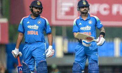 ದಿಗ್ಗಜ ಸಚಿನ್‌-ದ್ರಾವಿಡ್‌ ಜೋಡಿಯ ದಾಖಲೆ ಮುರಿದ ಕೊಹ್ಲಿ-ರೋಹಿತ್‌