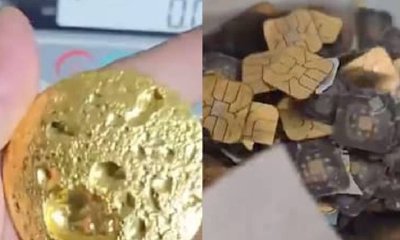 ಸಿಮ್ ಕಾರ್ಡ್ ನಿಂದ  27 ಲಕ್ಷ ಮೌಲ್ಯದ ಚಿನ್ನವನ್ನು ಹೊರತೆಗೆದ ವ್ಯಕ್ತಿ!