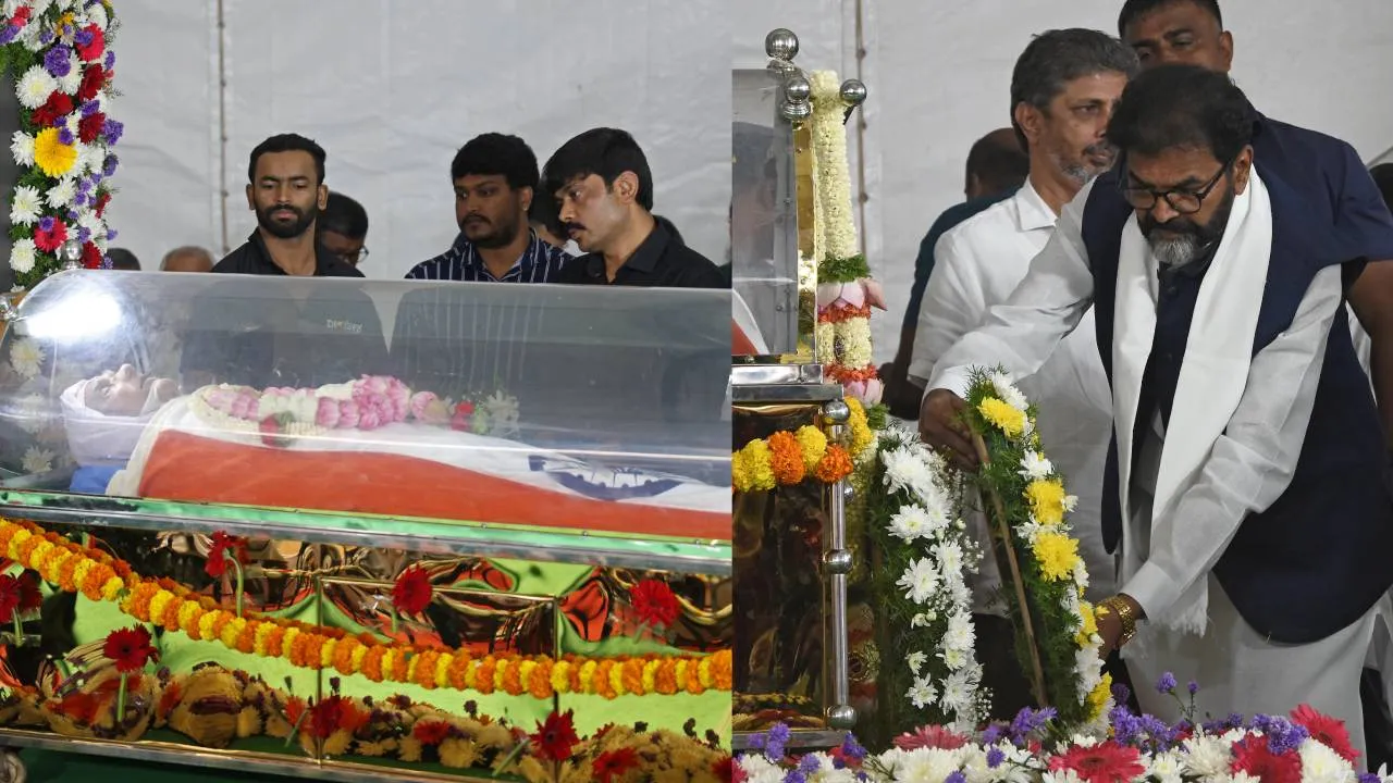 SL Bhyrappa: ಸಿಎಂ ಸಿದ್ದರಾಮಯ್ಯ, ಡಿಸಿಎಂ ಡಿಕೆಶಿ ಸೇರಿ ಗಣ್ಯರಿಂದ ಎಸ್‌.ಎಲ್‌. ಭೈರಪ್ಪ ಅಂತಿಮ ದರ್ಶನ - Image 13