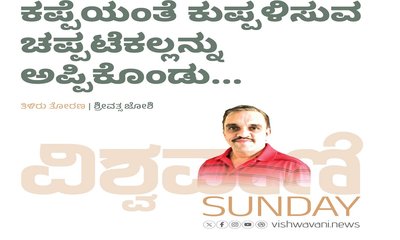 ಕಪ್ಪೆಯಂತೆ ಕುಪ್ಪಳಿಸುವ ಚಪ್ಪಟೆಕಲ್ಲನ್ನು ಅಪ್ಪಿಕೊಂಡು...