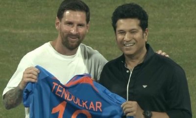 ದಿಗ್ಗಜರ ಸಮಾಗಮ; ಲಿಯೋನೆಲ್ ಮೆಸ್ಸಿ ಭೇಟಿಯಾದ ಸುನಿಲ್‌ ಚೇಟ್ರಿ