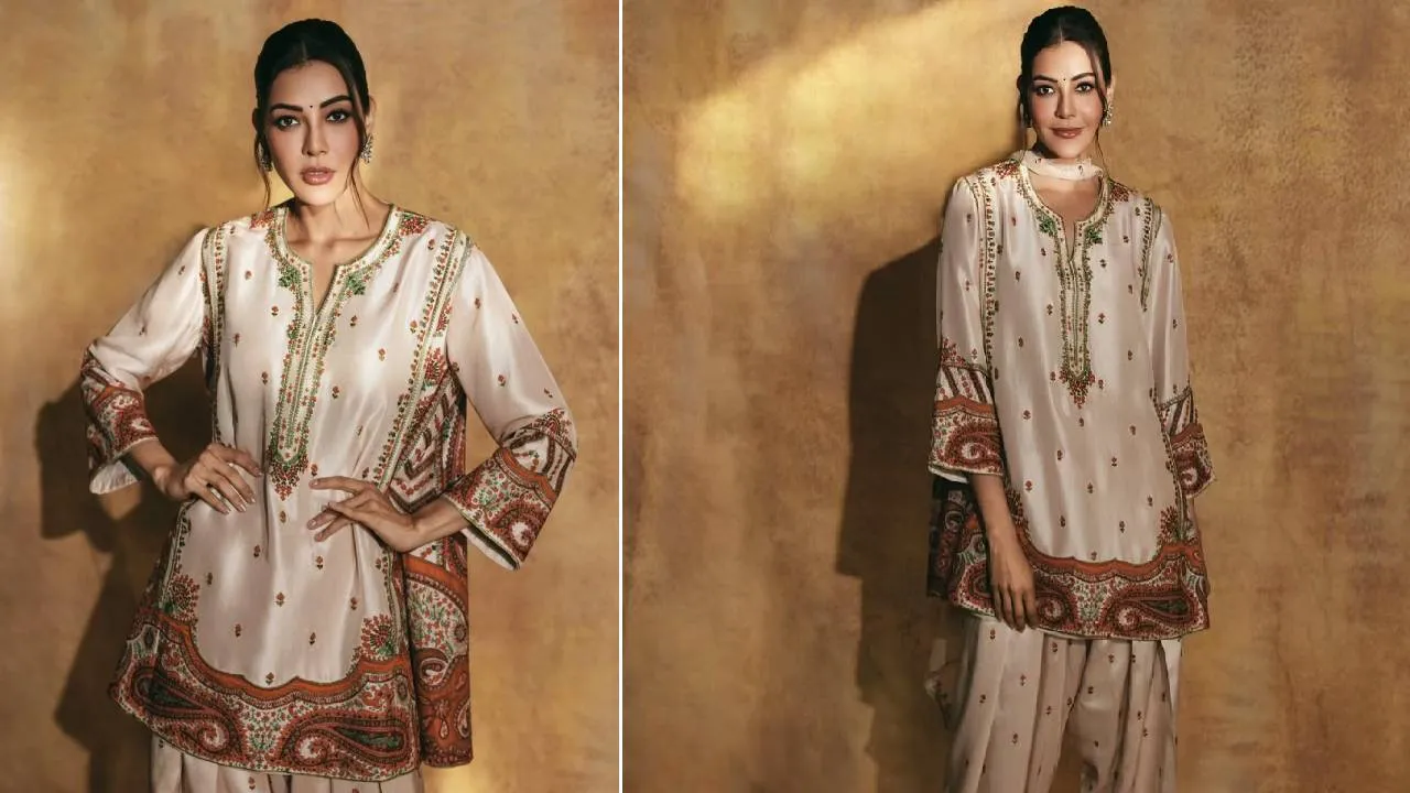 Star Fashion 2026: ಕಾಜಲ್‌ ಅಗರ್ವಾಲ್‌ಗೆ ರಾಯಲ್‌ ಲುಕ್‌ ನೀಡಿದ ಫಾರ್ಶಿ ಸಲ್ವಾರ್‌ ಸೂಟ್‌ - Image 5
