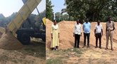 ಹರಳಹಳ್ಳಿ ಬಳಿ 146 ಮೆಟ್ರಿಕ್ ಟನ್ ಮರಳು ಜಪ್ತಿ