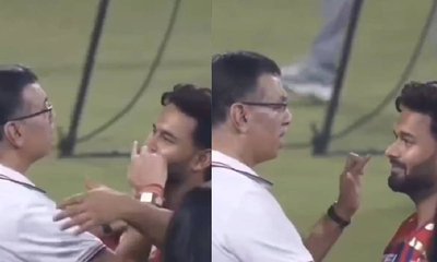 ಸೋಲಿನ ಬಳಿಕ ಪಂತ್‌ ಮೂಗು ಸವರಿದ ಗೋಯೆಂಕಾ; ವಿಡಿಯೊ ವೈರಲ್‌