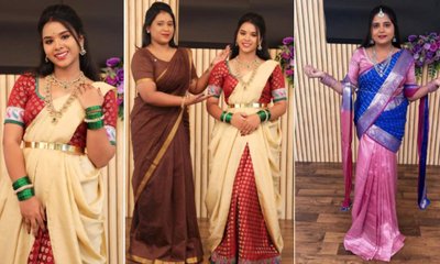 ಸಂಕ್ರಾಂತಿಗೆ ಇಲ್ಲಿದೆ 2 ಶೈಲಿಯ ಗ್ರ್ಯಾಂಡ್‌ ಸೀರೆ ಡ್ರೇಪಿಂಗ್‌ ಐಡಿಯಾ