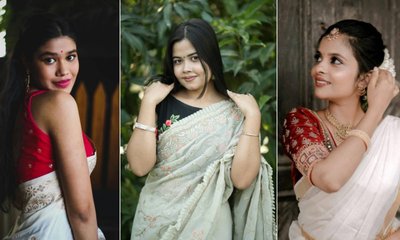 ಓಣಂ ಸೀರೆಗೆ ವೈವಿಧ್ಯಮಯ ಡಿಸೈನರ್ ಬ್ಲೌಸ್ ಮ್ಯಾಚಿಂಗ್
