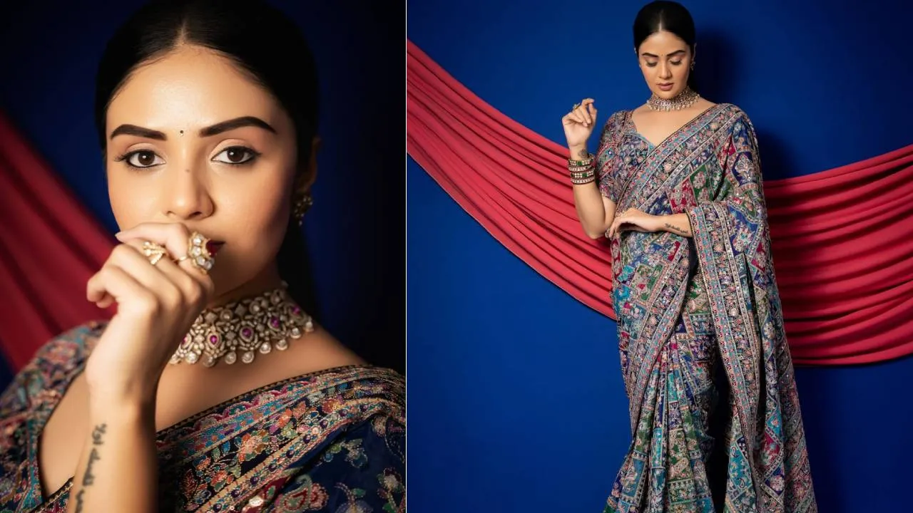Wedding Fashion: ವೆಡ್ಡಿಂಗ್‌ ಫ್ಯಾಷನ್‌ನಲ್ಲಿ ಮಹಿಳೆಯರನ್ನು ಸೆಳೆದ ಮಲ್ಟಿ ಕಲರ್ಡ್‌ ಡಿಜಿಟಲ್‌ ಪ್ರಿಂಟೆಡ್‌ ಸೀರೆಗಳು - Image 5