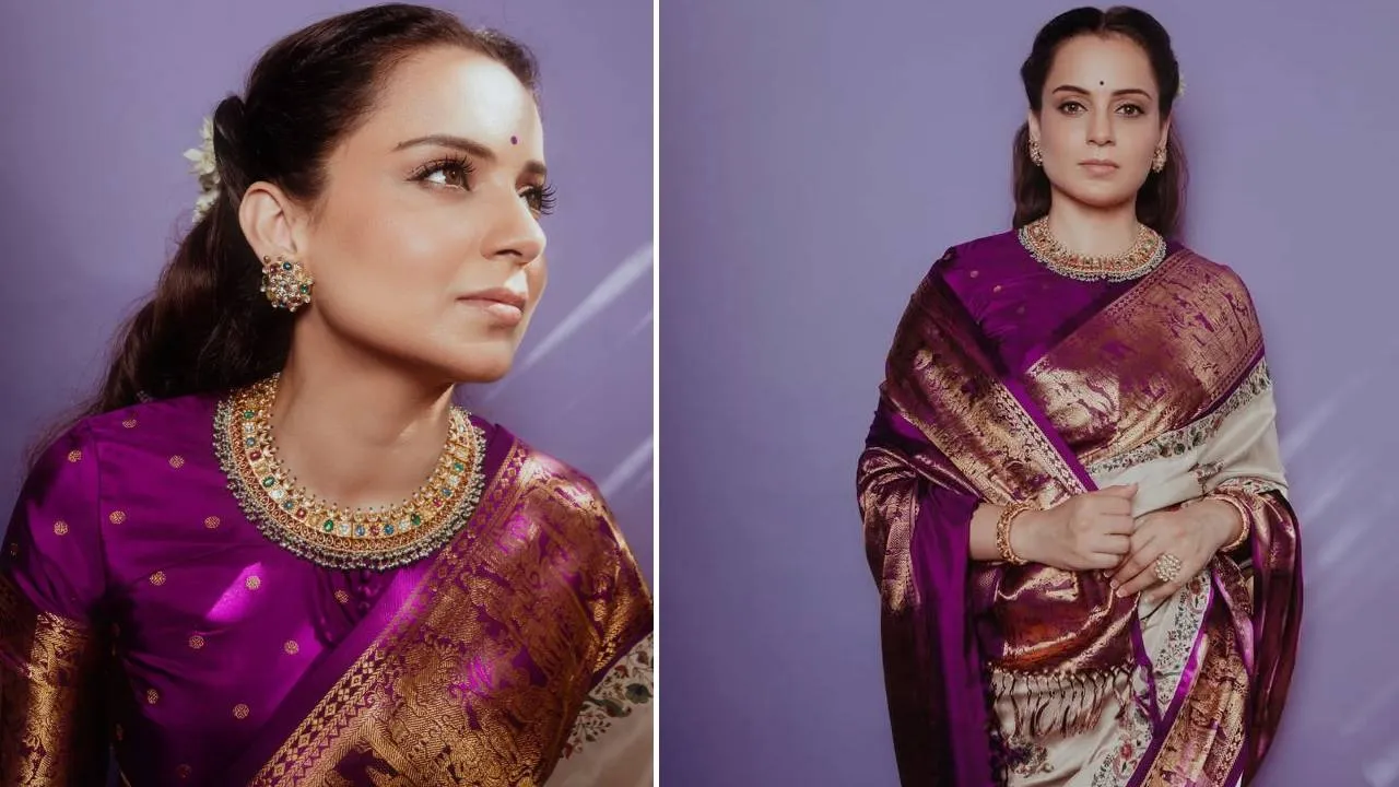 Star Saree Fashion 2026: ರೇಷ್ಮೆ ಸೀರೆಯಲ್ಲಿ ರಾಣಿಯಂತೆ ಕಂಗೊಳಿಸಿದ ಕಂಗನಾ - Image 2