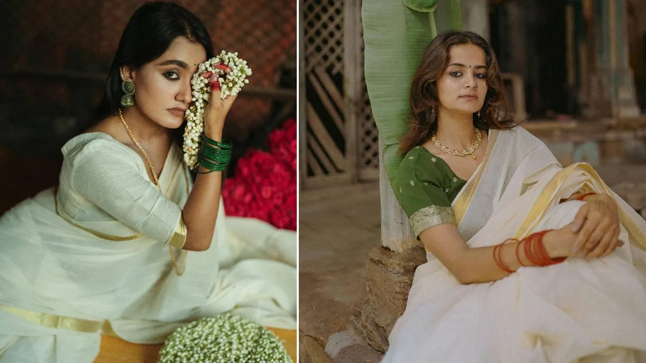 Saree Trend 2025: ಓಣಂ ಫೆಸ್ಟೀವ್ ಸೀಸನ್‌ನಲ್ಲಿ ಚಾಲ್ತಿಗೆ ಬಂದ ಕಸವು ಸೀರೆ - Image 2