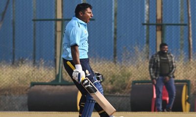 VHT 205-26: ವೇಗದ ಅರ್ಧಶತಕ ಬಾರಿಸಿದ ಸರ್ಫರಾಝ್‌ ಖಾನ್‌!