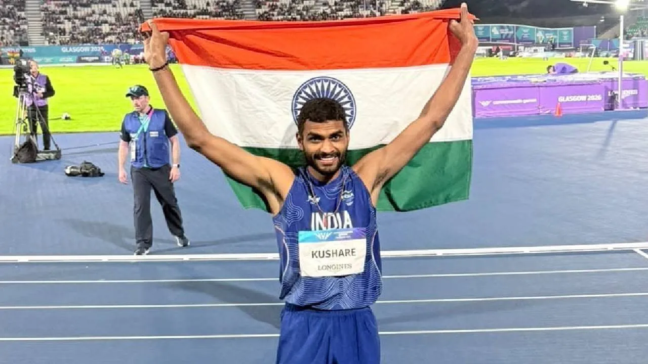 ಕಾಮನ್ವೆಲ್ತ್ ಕ್ರೀಡಾಕೂಟ: ಹೈಜಂಪ್‌ನಲ್ಲಿ ಬೆಳ್ಳಿ ಪದಕ ಗೆದ್ದು ಇತಿಹಾಸ ನಿರ್ಮಿಸಿದ ಕೃಷಿಕನ ಮಗ ಸರ್ವೇಶ್ ಕುಶಾರೆ